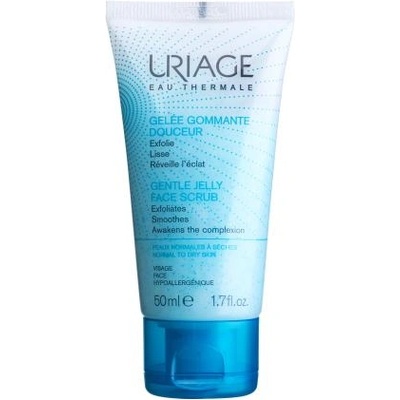 Uriage Gentle Jelly Face Scrub нежен ексфолиращ гел 50 ml за жени