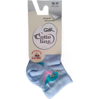 Gatta Wola Cottoline ponožky lavender b05 / wz.423