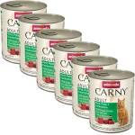 Animonda CARNY Cat Adult говеждо, пуйка + заек 6 x 800 г