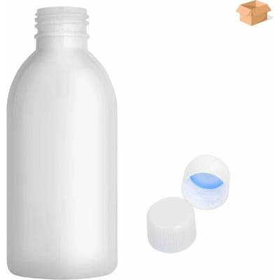 Tera plastová lahvička bílá s bílým uzávěrem 200 ml 220 ks