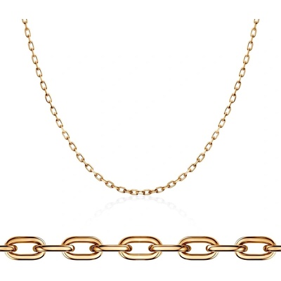 SAVICKI Синджирче Savicki 1, 2 мм: 585 злато, ankier