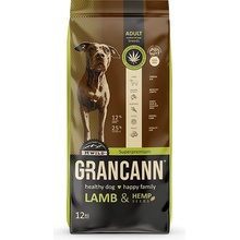 Grancann Lamb & Hemp seeds Konopné krmivo pre stredné a veľké plemená, 12 kg