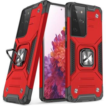 Wozinsky Кейс Wozinsky Ring Armor Tough Hybrid за Samsung Galaxy S22 Ultra, Червен