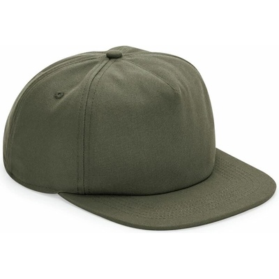 Beechfield B64N 5 panelová z bio bavlny 53.064N olive green
