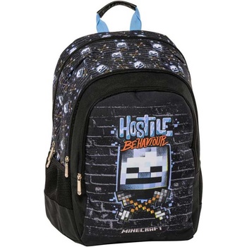 UWEAR Ученическа раница Minecraft Wall (С несесер)