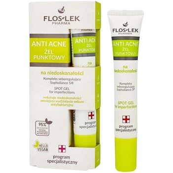 FlosLek Pharma Anti Acne antibakteriální gel k lokálnímu použití Sebaryl FL Sopholiance S 20 ml