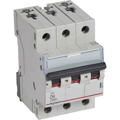 Legrand J 3P D 6A 6kA AC S303 TX3 403751