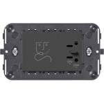 Vimar 09290. cm Контакт за електрическа самобръсначка 230v 3m Карбон мат neve up (09290.cm)
