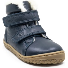 Lurchi Barefoot dětské zimní boty Nik navy modré