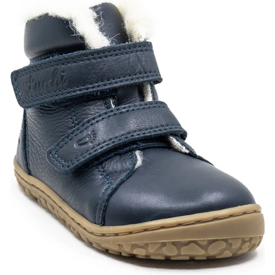 Lurchi Barefoot dětské zimní boty Nik navy modré