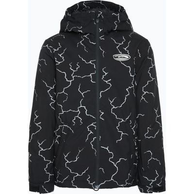 Quiksilver Детско яке за сноуборд Quiksilver High In The Hood Printed high energy black reflective