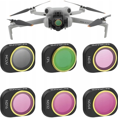 Sunnylife ND8/16/32/64 CPL MCUV pouzdro DJI Mini 4 Pro