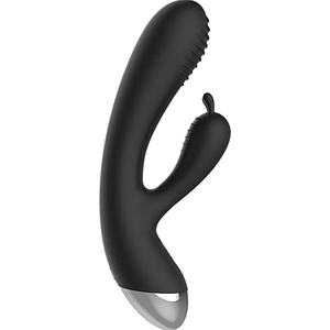 Shots ElectroShock Rabbit Vibrator Black