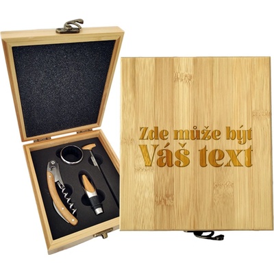 Sada na víno s vlastním textem