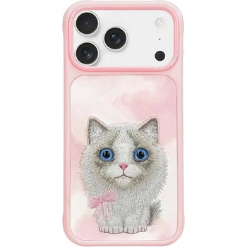 Nimmy Калъф Nimmy Big Eyed Pet 2.0 Cat за iPhone 17 Pro - розов (6971080313400)