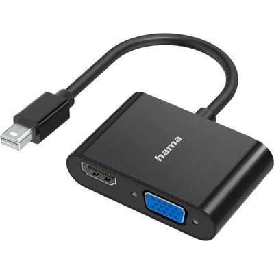 Hama Видео адаптер HAMA, Mini DisplayPort към HDMI/VGA, Ultra-HD 4K - 300086 (300086)