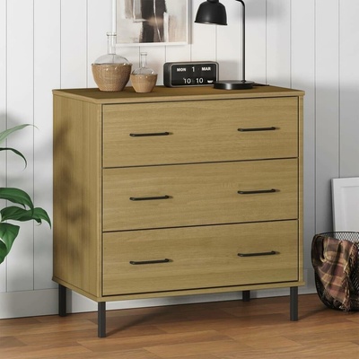 vidaXl 350979 se 3 zásuvkami 77x40x79,5 cm