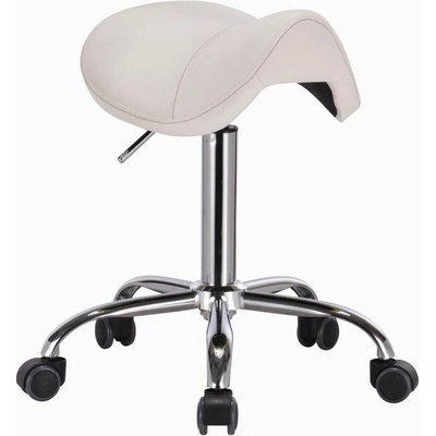 LuxuryForm DESIGN Kozmetický taburet BULL - biely