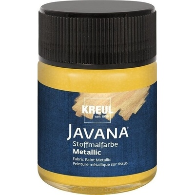 Kreul javana farba na látky metallic gold 50 ml 1 ks