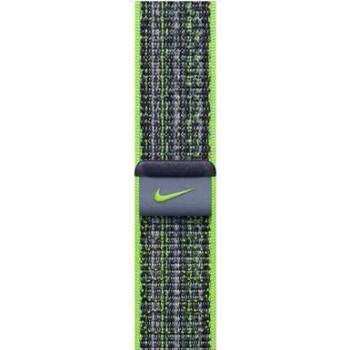 Apple Watch 45mm Bright Green/Blue Nike Sport Loop MTL43ZM/A