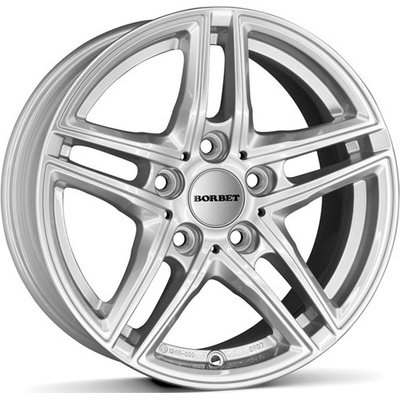 Borbet XR 7,5x17 5x120 ET35 brilliant silver