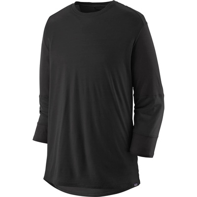 Patagonia Мъжка фланелка с къс ръкав за колоездене Patagonia Merino 3/4 Sleeve Bike Jersey Cycling jersey - Black (056-2934-0112)