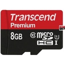 Paměťové karty Transcend microSDHC 8 GB UHS-I TS8GUSDCU1