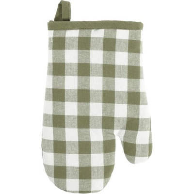 Tiseco Home Studio Памучена кухненска ръкавица Gingham - Tiseco Home Studio (9683GREENOLIVE)