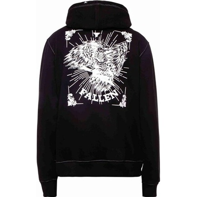 FALLEN mikina Death Hawk Hoodie Black/White