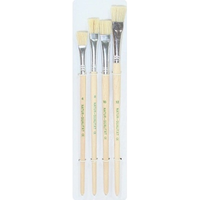Sada štetcov FOSKA 4 ks, plochá /4,8,10,12/