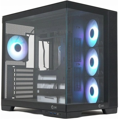 Zenpc Cube Black 4x Fander P12 PWM PST ARGB