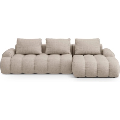 Cosmopolitan Design Светлокафяв сгъваем/с място за съхранение ъглов диван (десен ъгъл) Linz - Cosmopolitan Design (COS_RCF_193_F1_LINZ2)