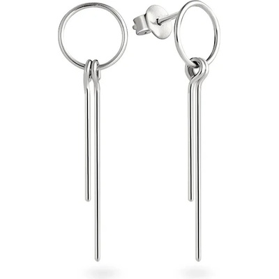 SilveAmo stříbrné Geometrické C21128