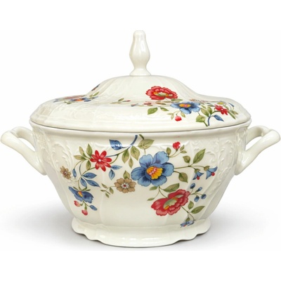 Thun 1794 Bernadotte polievková misa ivory farebné kvety 2500 ml