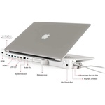 LandingZone Dock Pro Retina 13 - мултифункционален хъб за зареждане и свързване на допълнителна периферия за MacBook Pro Retina 13 (бял)