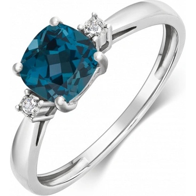 Sofia zlatý prsten london blue topas GEMBG29500