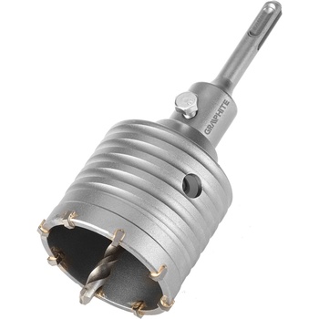 GRAPHITE Свредло за зидария 65 mm с адаптер SDS+ и пилотно свредло 55H321 (55H321)
