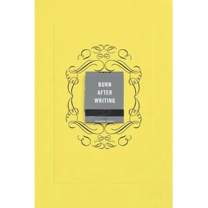 Burn After Writing (Yellow) | Jones, Sharon (ISBN: 9780593189672)