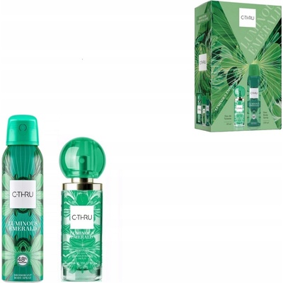 CTHRU ZŚ23 Lum Emerald EDT 30 ml + deospray 150 ml