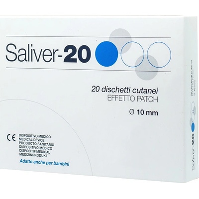 SALIVER-20 20 ks přiln.náplastí+obvazů na bradavice
