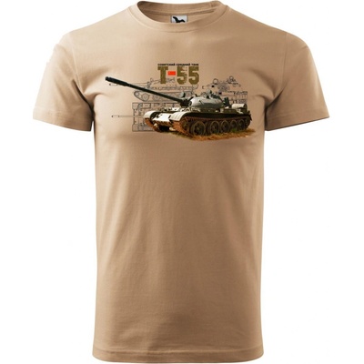 Tričko Tank T-55 púštne