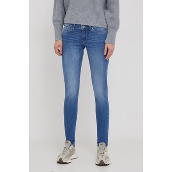 Pepe Jeans Дънки Pepe Jeans SKINNY LW в тъмносиньо от лека материя PL702137 AP38108 (PL204583HT1)