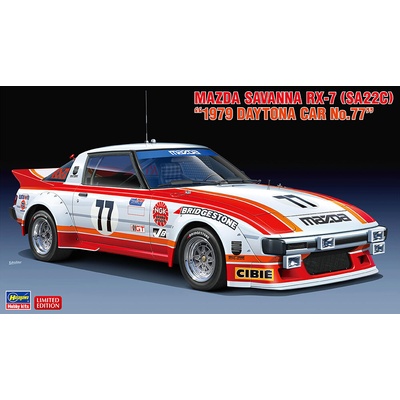 Hasegawa Mazda Savanna RX 7 SA22C 1979 Daytona Nr.077 1:24
