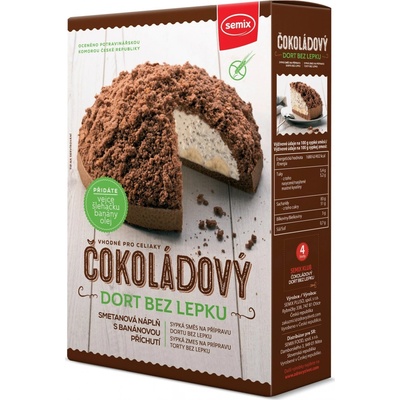 Semix Čokoládový dort bez lepku 430 g