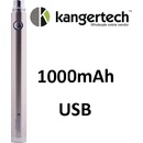 Kangertech EVOD batéria s USB strieborná 1000mAh