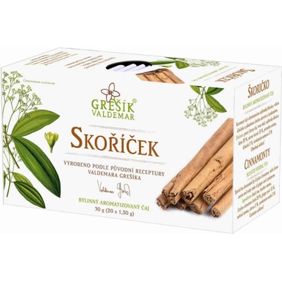 Grešík Škoříček bylinný čaj 20 x 1,5 g