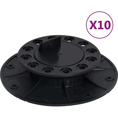 vidaXL Регулируеми крачета за декинг 10 бр 25-40 мм (149008)