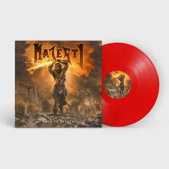 MAJESTY - BACK TO ATTACK - RED LP