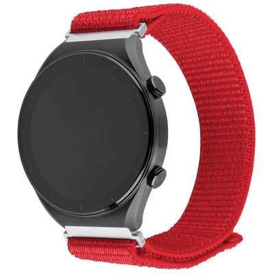 FIXED Каишка за Huawei Watch GT 2 (46 мм)/GT 2 Pro/GT 3 Pro (46 мм)/Ultimate, Xiaomi Watch S1 - фиксирана найлонова спортна каишка - червена (FIXNST2-22MM-RD) (FIXNST2-22MM-RD)