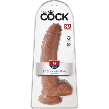 King Cock Model 23 cm tmavý